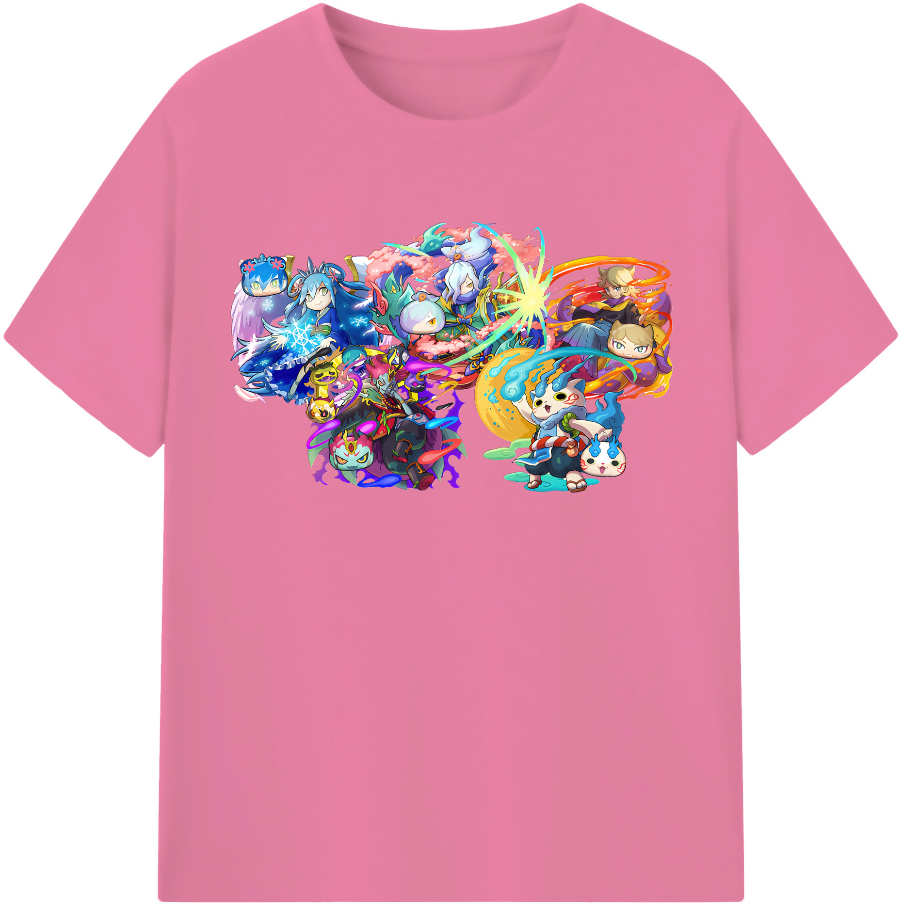 （画像用） 妖怪ウォッチ Yo-kai Watch 綿100％半袖Tシャツ（フロントプリント）
